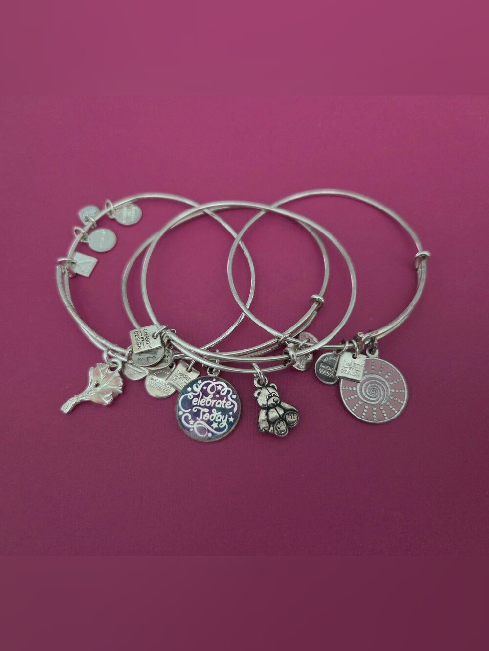 Lot Of 22 Amazing ALEX AND ANI Charm Bracelets / Bangles